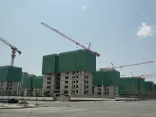 十八里河畔 洋房社区融创城142平毛坯双气4房 次新房