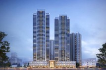 珠江·广钢花城项目整体楼栋效果图