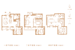 兴龙·洲顿庄园4室2厅1厨3卫建面136.00㎡