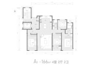 A1-166平4室2厅2卫