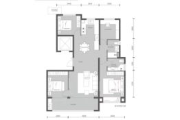 华科·华瑞城4室2厅1厨2卫建面139.00㎡