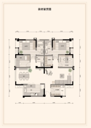 入帘青4室2厅1厨3卫建面145.00㎡