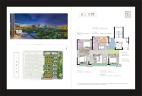 C户型洋房128平四室两厅两卫户型图