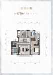 小高层127平户型