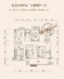 金水.文峰高第1期8号楼G2户型图