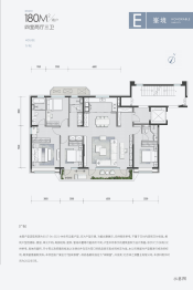 国祥源境4室2厅1厨3卫建面180.00㎡