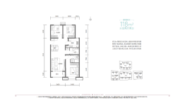 建投·紫宸府3室2厅1厨2卫建面118.00㎡