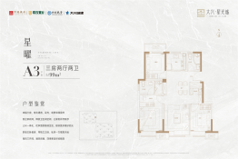 大兴·星光城3室2厅1厨2卫建面99.00㎡