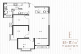 御林花苑3室2厅1厨2卫建面112.00㎡