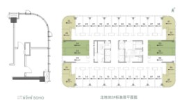 招商局丝路中心建面65.00㎡