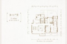 建发央玺底跃B1户型