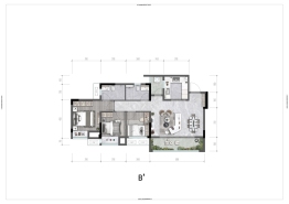 中建启宸3室2厅1厨2卫建面92.00㎡