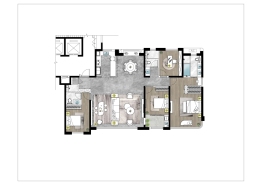 湿地公园TOD·璞瑞4室2厅1厨3卫建面198.00㎡