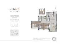 T3-03建面约114平户型