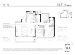 伟星都荟之门3室2厅1厨2卫建面131.00㎡