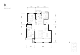 东亚·臻园3室2厅1厨2卫建面137.59㎡