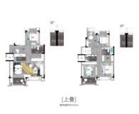 光谷南山府上叠户型