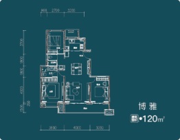 建投·雲熙府3室2厅1厨2卫建面120.00㎡