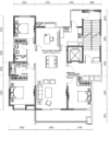 2、3号楼建面约173平米户型