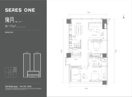 赛里斯·壹号2室2厅1厨2卫建面175.00㎡