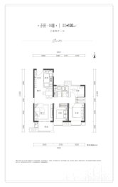 金地·未来云著3室2厅1厨1卫建面100.00㎡