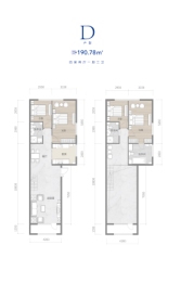 乾海公馆4室2厅1厨3卫建面190.78㎡