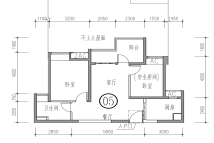 保利东湾三期18号楼77户型