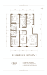 E户型四室两厅153.37平