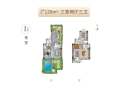 北纬37°·月亮湖3室2厅1厨3卫建面120.00㎡