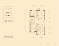 高层90平米F户型