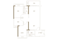 T3栋建面98平三房户型