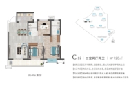 B5号楼C1户型