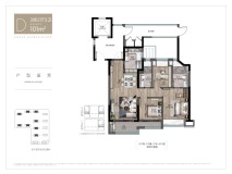 金地虹桥峯汇D户型101平