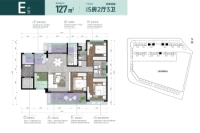 E户型-建面约127㎡