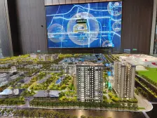 龙湖品质洋房顶跃, 铝板+玻璃幕墙 临滨河公园融创茂