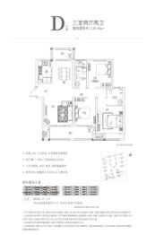 建业·贰号城邦3室2厅1厨2卫建面130.94㎡