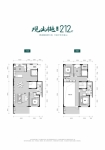 观山樾212平上叠户型