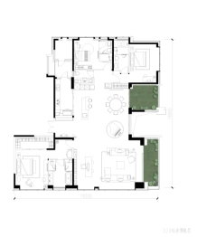 高科·云天4室2厅2厨4卫建面320.00㎡