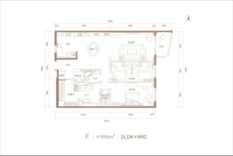 亮马·福景苑2室2厅2厨2卫建面195.00㎡