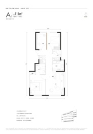 紫金书院3室2厅1厨2卫建面111.00㎡