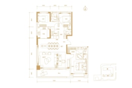 远洋万和公馆3室2厅1厨3卫建面193.00㎡