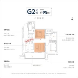 万瑞拾光林语3室2厅1厨1卫建面95.00㎡