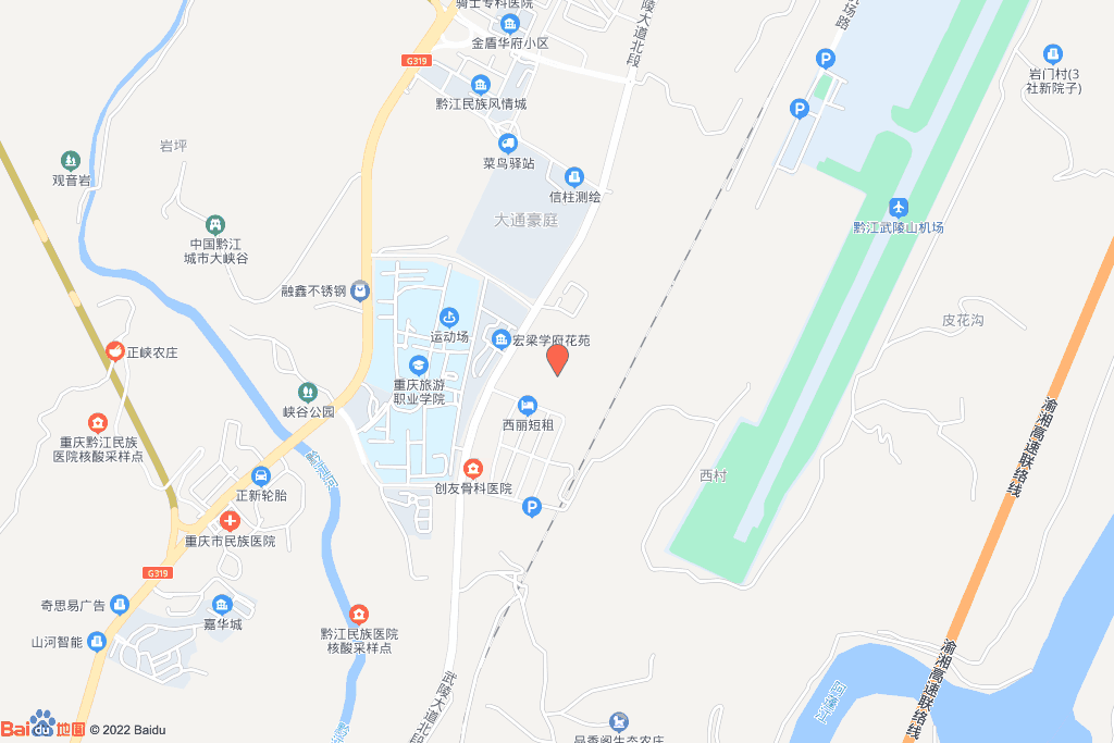 黔江区新城ZB-C5-1/02地块电子地图