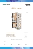 海信时代城105户型
