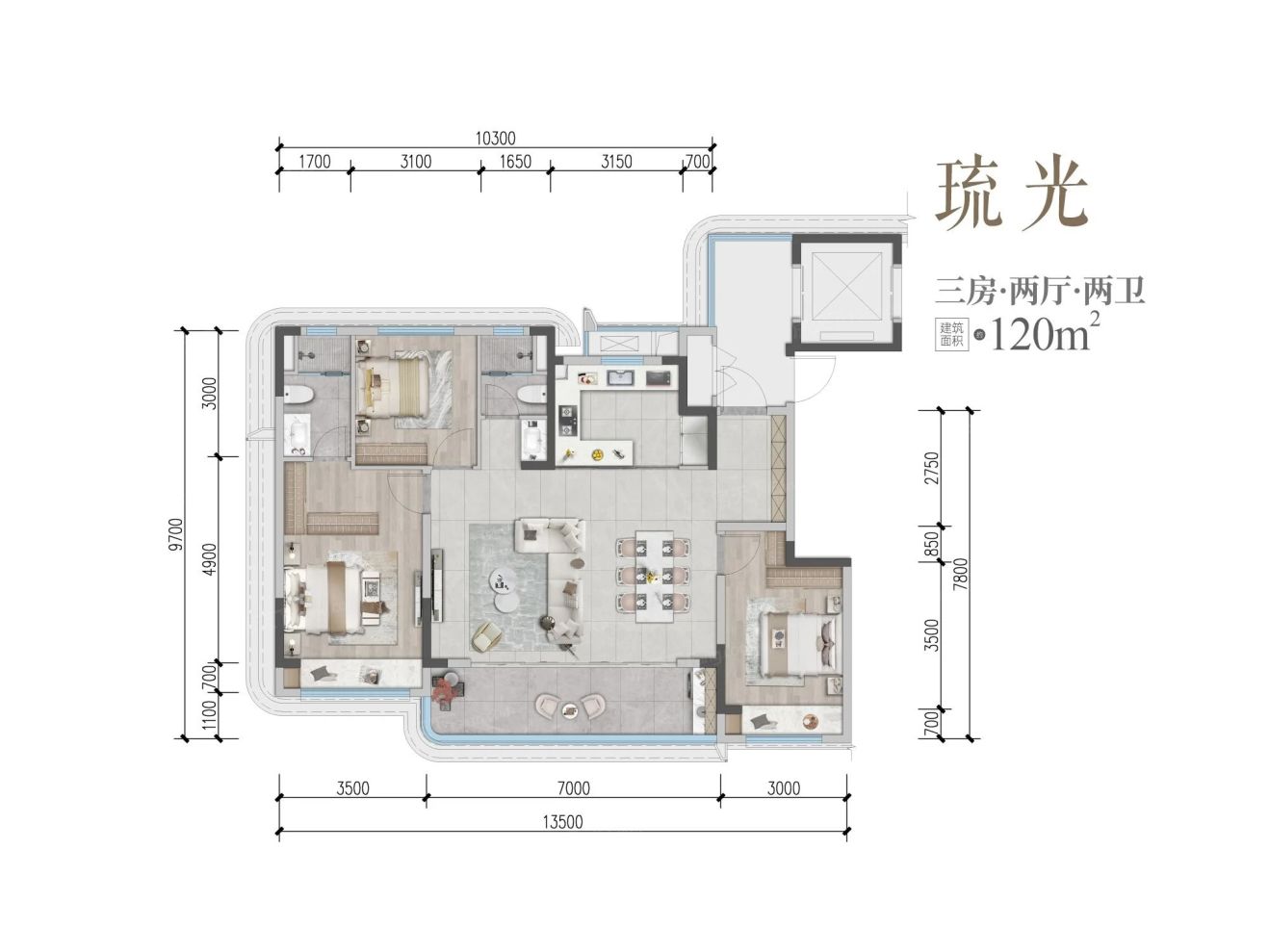 户型图2/2