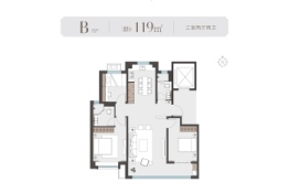 玖宸云熙3室2厅1厨2卫建面119.00㎡