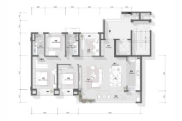 越秀·天樾云锦4室2厅1厨2卫建面144.00㎡