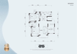 格调初晴·墅3室2厅1厨2卫建面143.53㎡