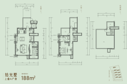 保利和光玙湖4室2厅1厨4卫建面188.00㎡