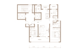 睿湖·蘭馨3室2厅1厨2卫建面119.00㎡